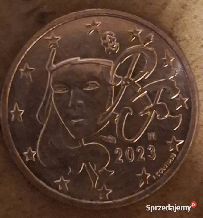 2 Euro cent Francja 202120222023 Rzadkie warmińsko-mazurskie Lubawa