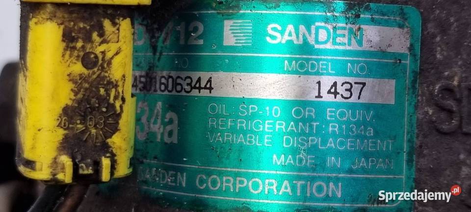 SPRĘŻARKA KLIMATYZACJI PEUGEOT 307 4501606344 osobowe Pozostałe kujawsko-pomorskie Lipno