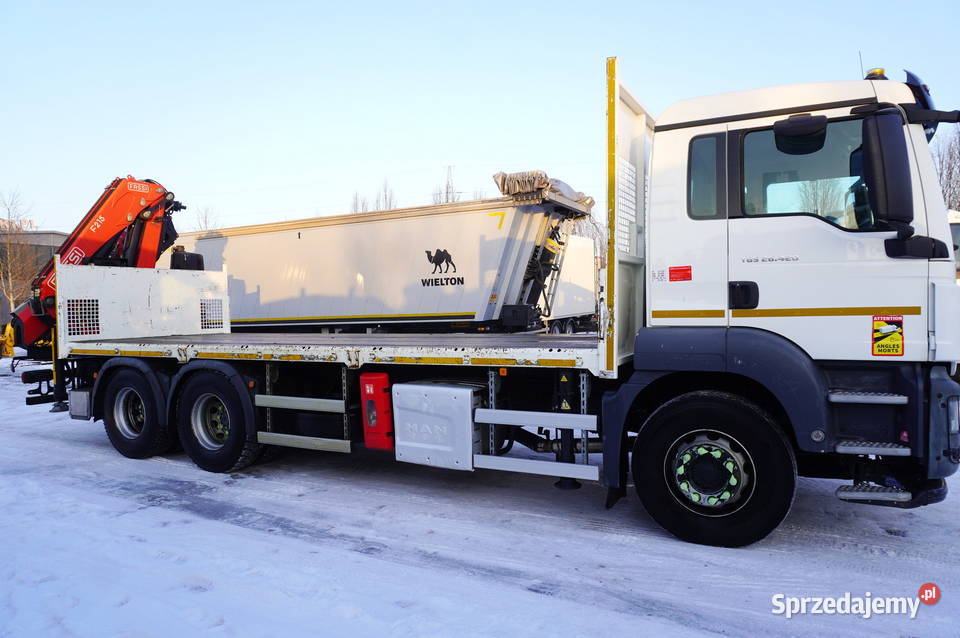 MAN TGS 26420 6x4 Fassi F215A224 Pilot Rotator 420KM Kraków