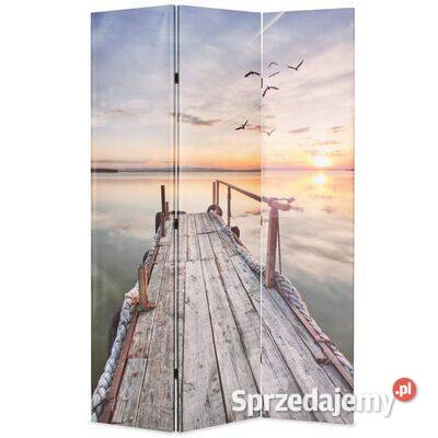 vidaXL Składany parawan 120x170 nadruk Warszawa sprzedam