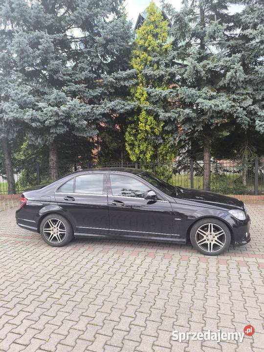 Anglik Irlandia Mercedes C klasa W 204 AMG 18 skórzana tapicerka Wrocław