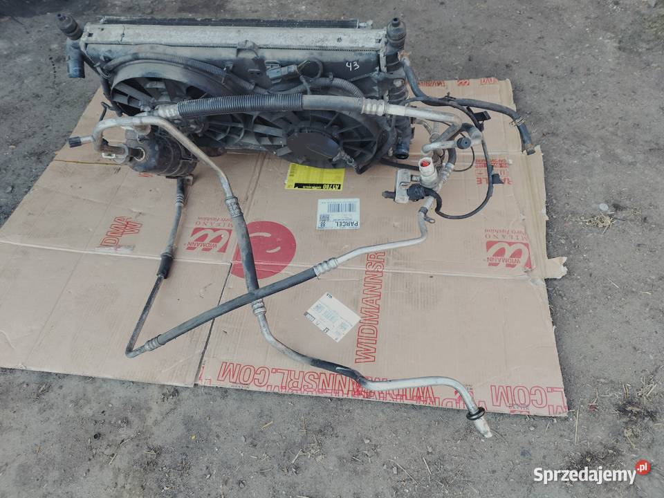 CHŁODNICA WODY KLIMATYZACJI WENTYLATOR ford Układ chłodzenia lubelskie