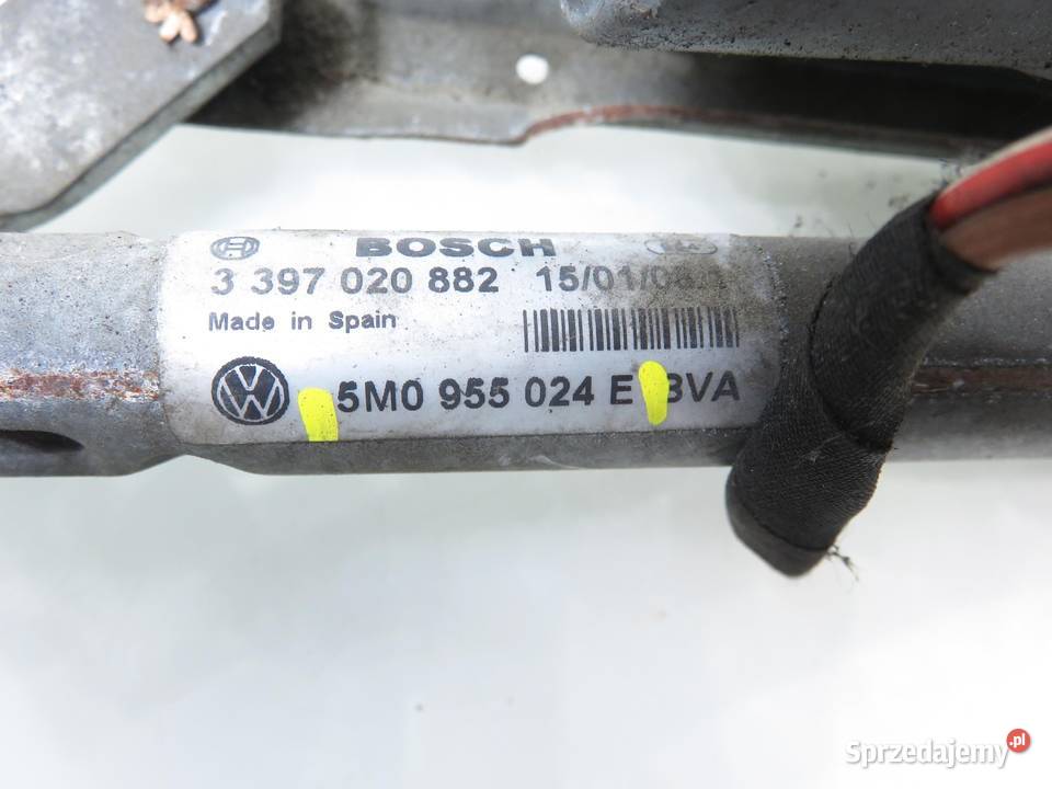 MECHANIZM WYCIERACZEK VW GOLF PLUS 5M0955023E