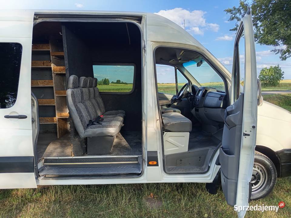 VW Crafter 2008r 25 163 Brygadówka 7 Osobowy Myszków