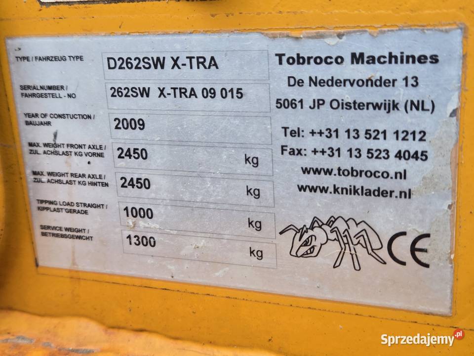 Giant D262 Xtra Mini ładowarka przegubowa Pozostałe Szołtany