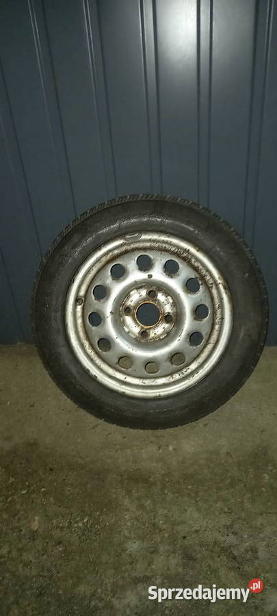 Sprzedam koło zapasowe 14 4x100 ET 38 Volkswagen Koła i felgi Baranowo
