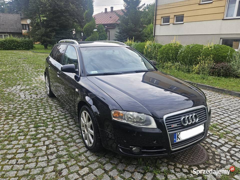 Audi A4 B7 SLine 20Tdi 140 Klimatronik Alu 17 czarny Ryglice