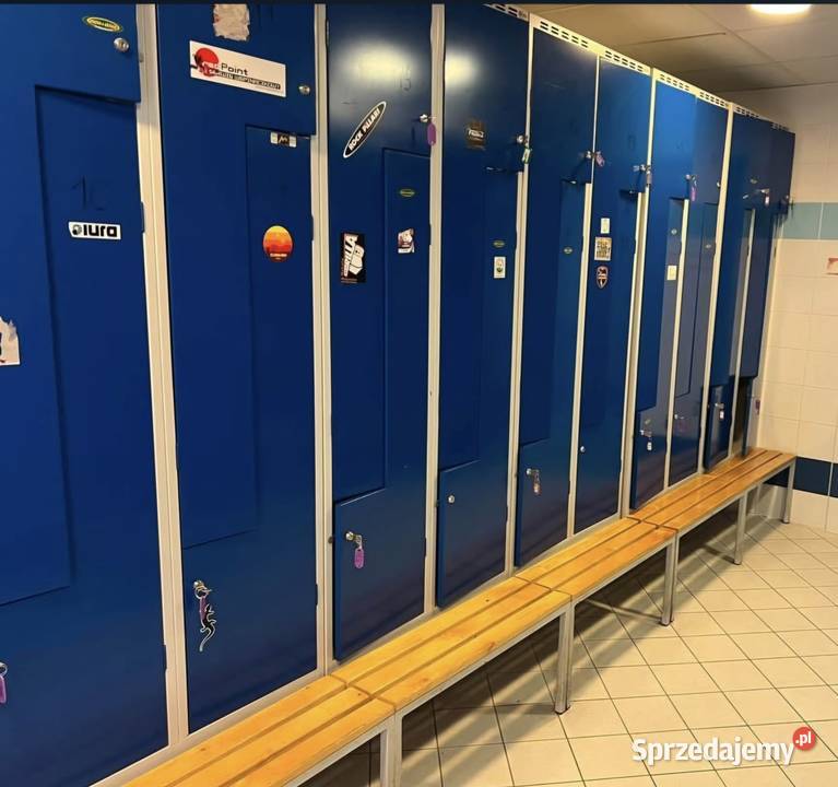 Szafki BHP dwu modułowe tyłu L Tłuszcz