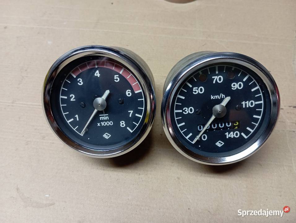 Oryginalny licznik i obrotomierz MZ ETZ Części i akcesoria motocyklowe Kłomnice