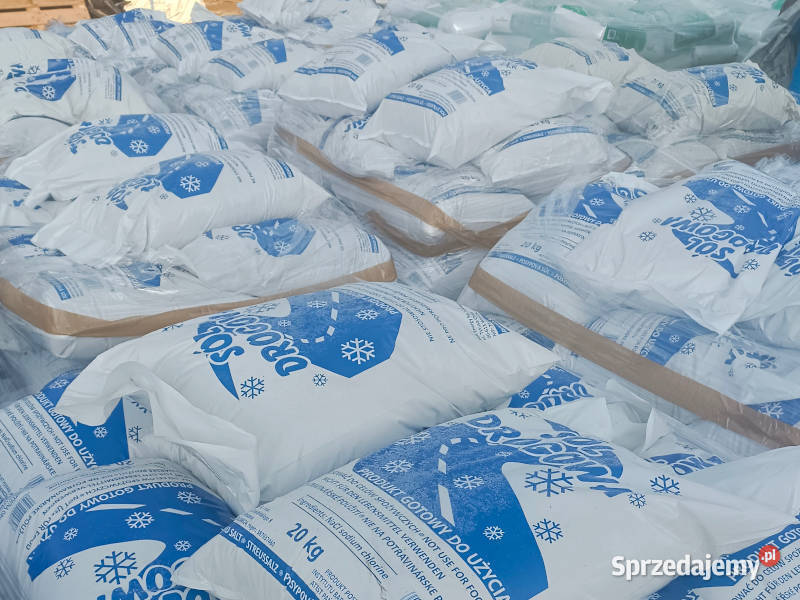 Sól drogowa paleta 1000 worki 20 Pozostałe Włocławek