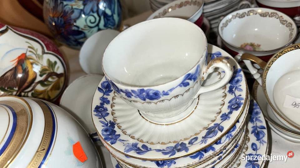 Filiżanka z talerzykiem Sygnatura Knigszelt PK Porcelana i szkło Gdańsk