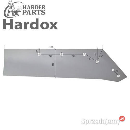 Lemiesz 300ha HARDOX SSP351WSEP części do pługa Rolnictwo Suwałki