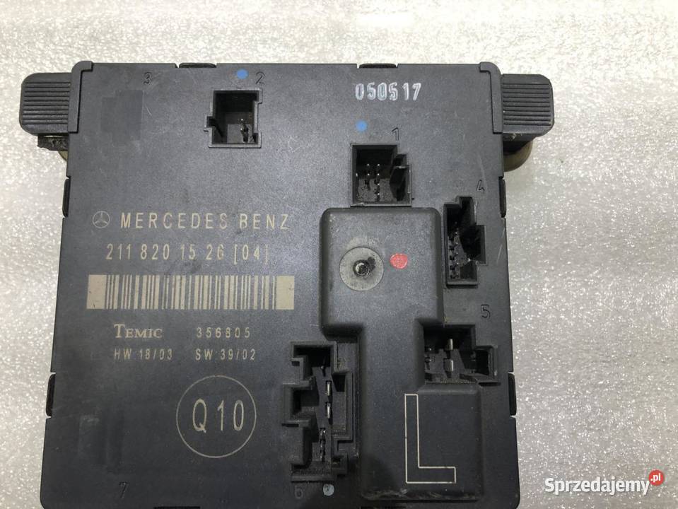MODUŁ DRZWI LEWY TYŁ MERCEDES EKLASA W211 0209