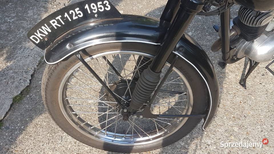 Motor DKW RT 125 1953 Jelenia Góra