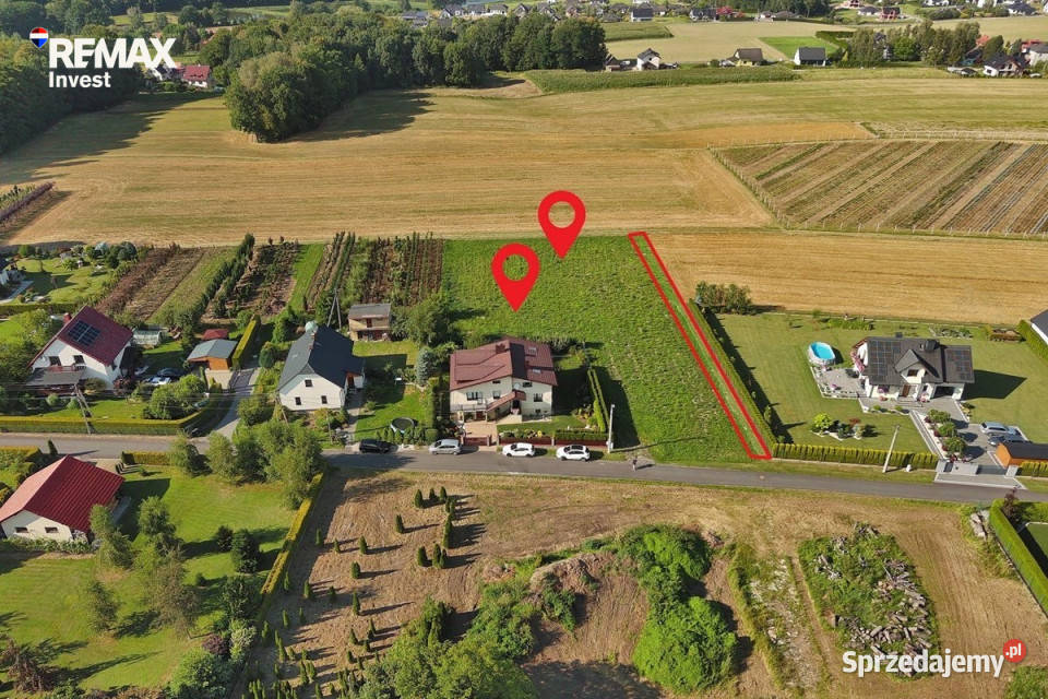 Widokowe działki budowlanePisarzowice 2232m2 śląskie Pisarzowice