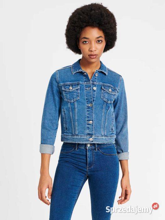 spodnie damskie rurki Sinsay kolor niebieski Spodnie Olkusz sprzedam