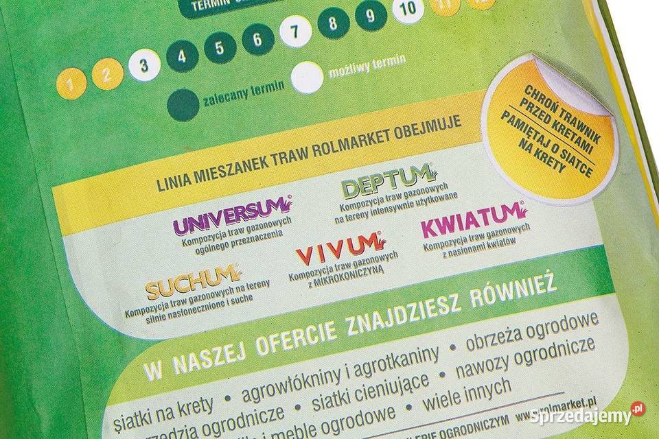 TRAWA Mieszanka PARKUM 5 cienia zacienione Cieśle