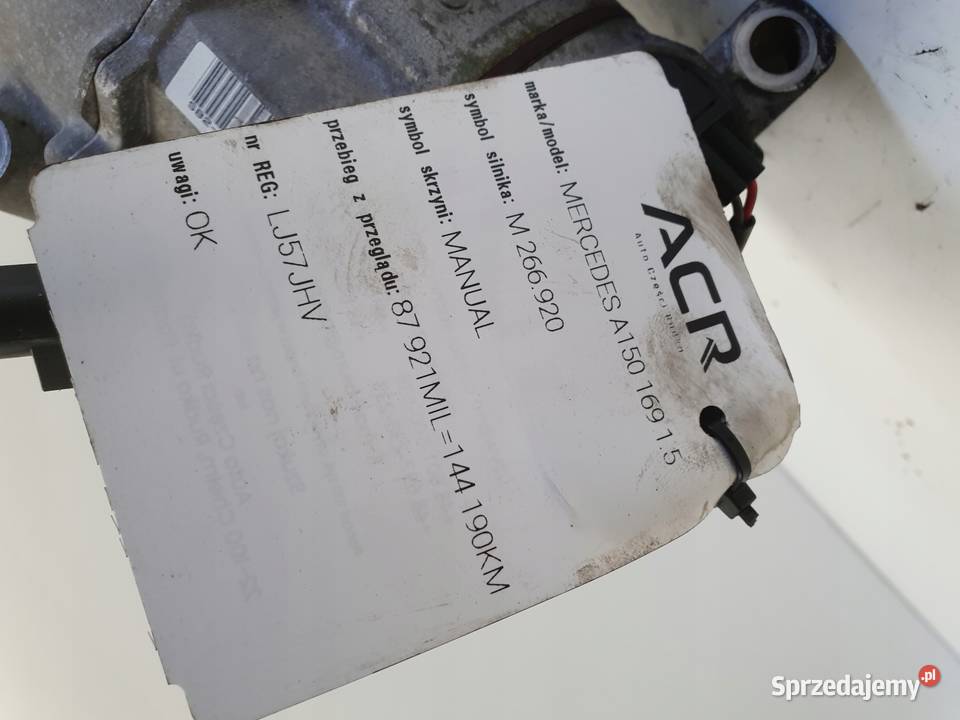 SPRĘŻARKA KLIMATYZACJI Mercedes W169 15 8V Chełm