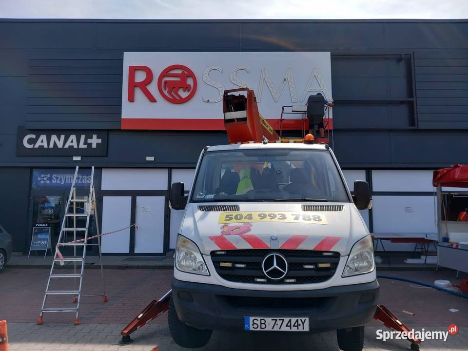 Podnośnik koszowy zwyżka zwyżki wynajem 20 m Bielsko-Biała