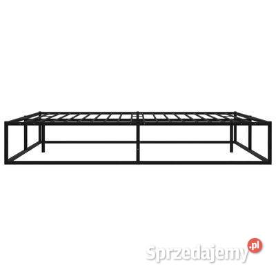vidaXL Rama łóżka czarna metalowa 180 x 200 mazowieckie Warszawa sprzedam