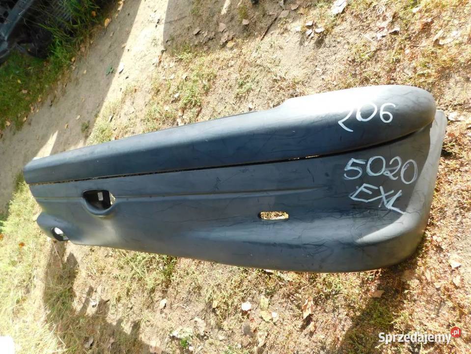 peugeot 206 zderzak kolor EXL 5020 WYSYŁKA śląskie Żory sprzedam