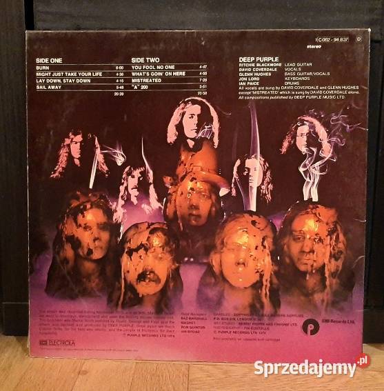 Deep Purple Burn winyl Warszawa