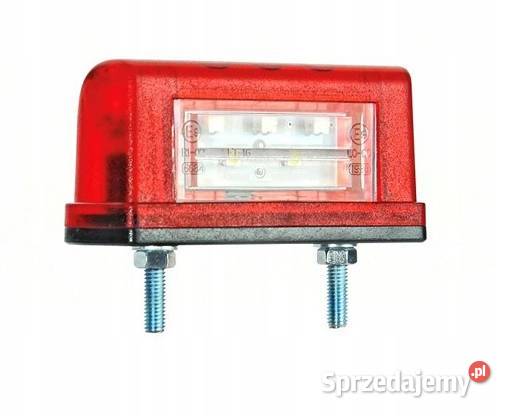 LAMPA 2 FUNKCYJNA TABLICY REJESTRACYJNEJ LED łódzkie Godzianów