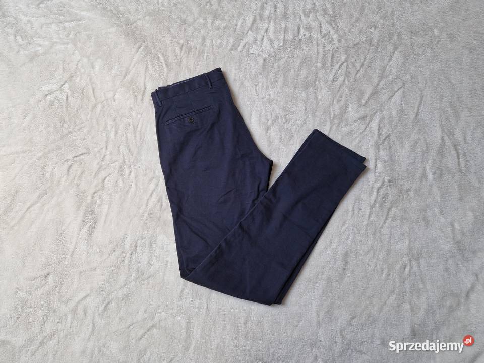 Nowe granatowe spodnie męskie chinosy Joop Jeans Bibice