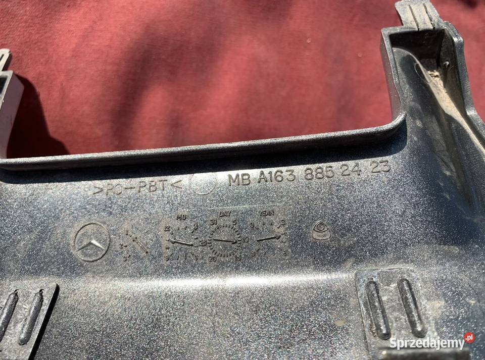 Mercedes ML W163 Lift zaślepka zderzaka Zderzaki pomorskie Gdańsk sprzedam