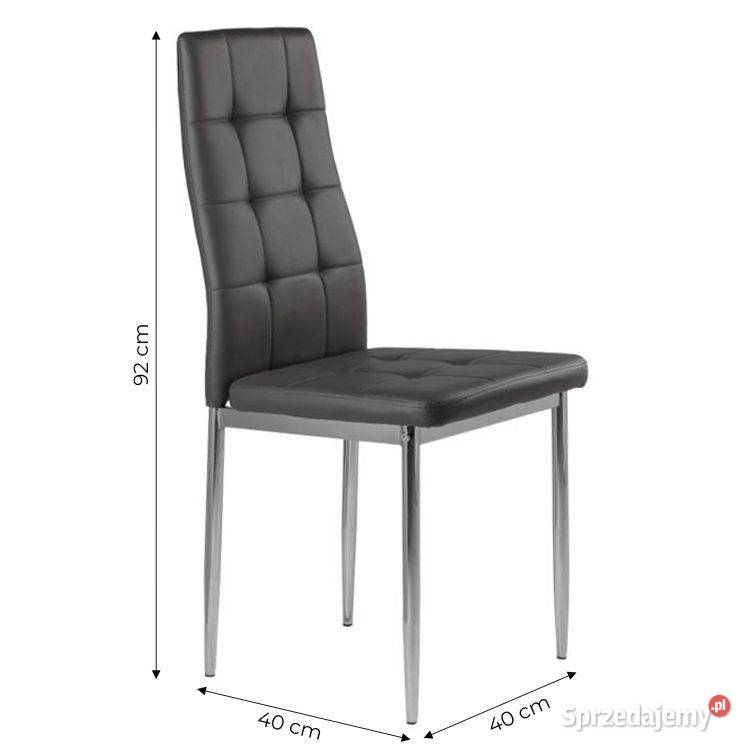 Zestaw 4 krzeseł do salonu jadalni pikowane Bielsk Podlaski sprzedam