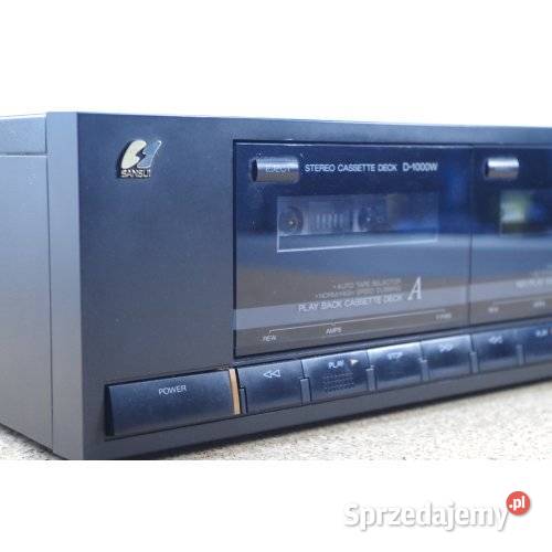 Sansui D1000W Magnetofon Kasetowy Stereo Auto Magnetofony
