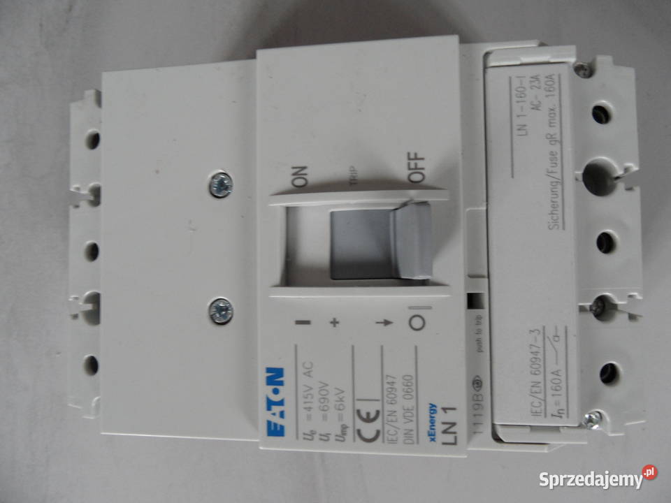 LN14160I ROZŁĄCZNIK MOCY EATON 3BIEGUNOWY warmińsko-mazurskie Olsztyn