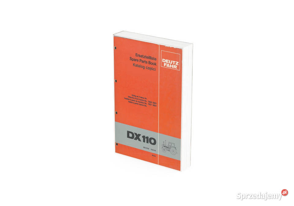 Katalog części Deutz Fahr DX wielkopolskie Szamotuły sprzedam
