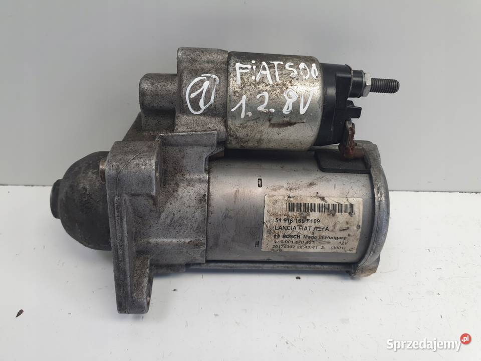 ROZRUSZNIK Fiat 500 12 8V ROZRUSZNIK bosch lubelskie Rudka sprzedam