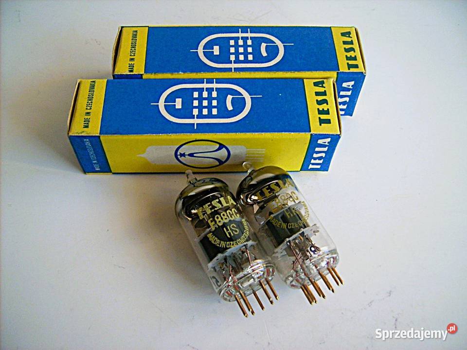 E88CC Tesla NOS PARA GOLDGOLD 1962 MOCNE