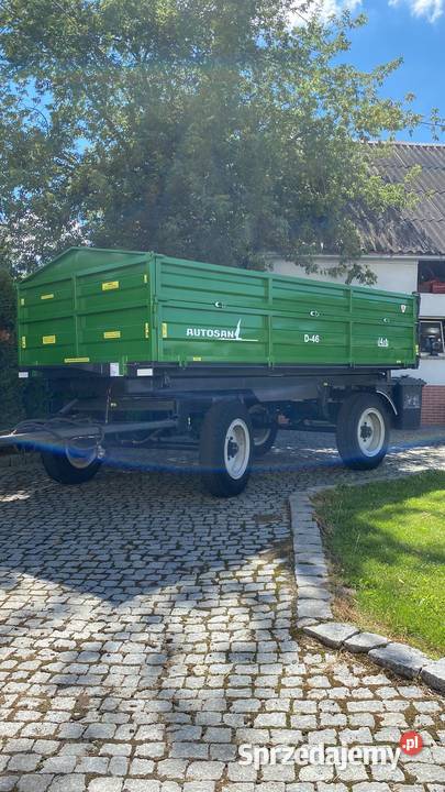 Przyczepa rolnicza Autosan D46 Przyczepy rolnicze Mokra sprzedam