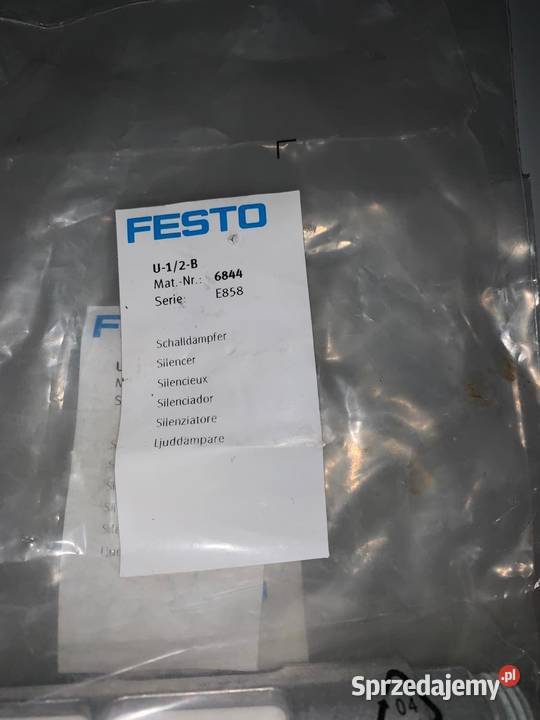 Tłumik hałasu U12B FESTO x4 Warszawa sprzedam