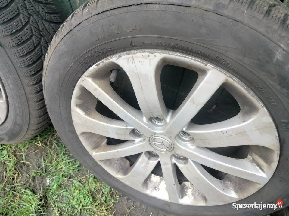 Felgi mazda z oponami Nokian 5x1143 Wschowa sprzedam