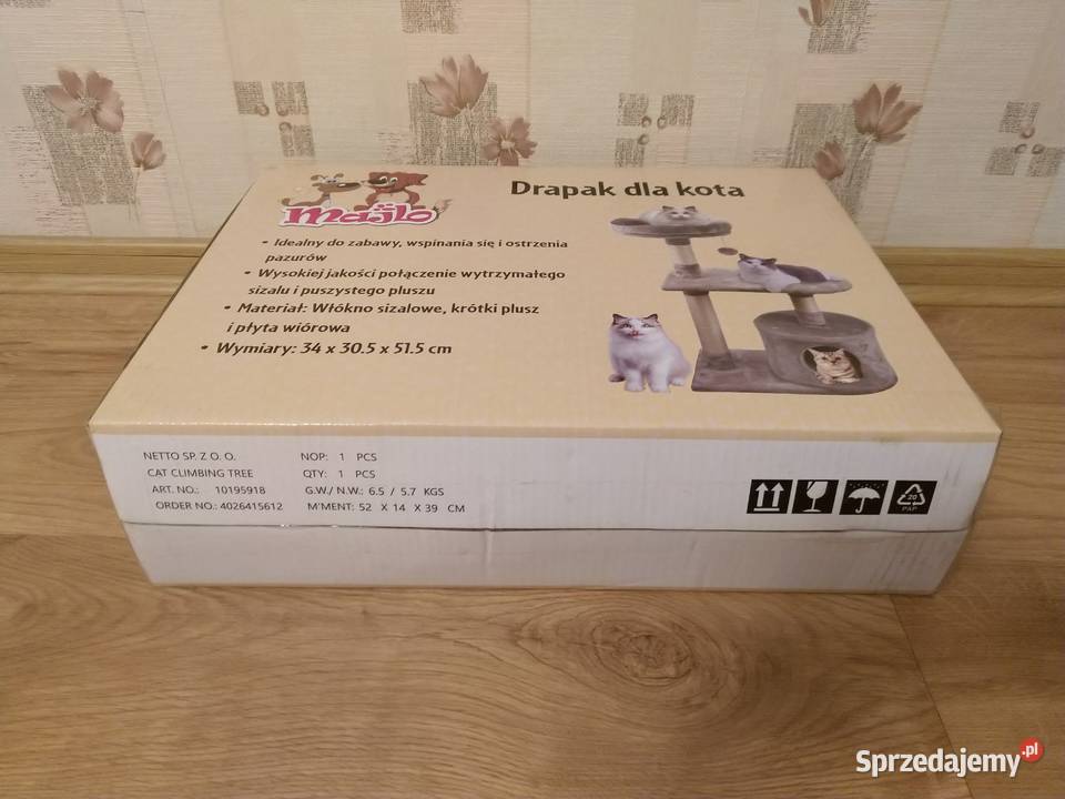 NAJTANIEJ Drapak Kota 515 średni Domek Legowisko Dla kotów Zabrze