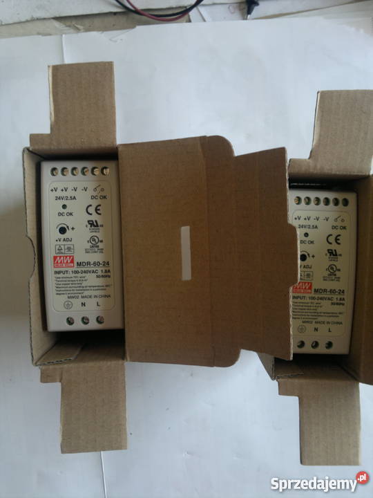 Zasilacz Mean Well MDR6024 60W 24VDC mini DIN Dąbrowa Górnicza