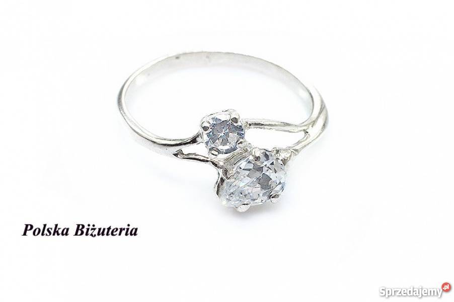 Polska Biżuteria Mega Śliczny Srebrny Komplet Białystok