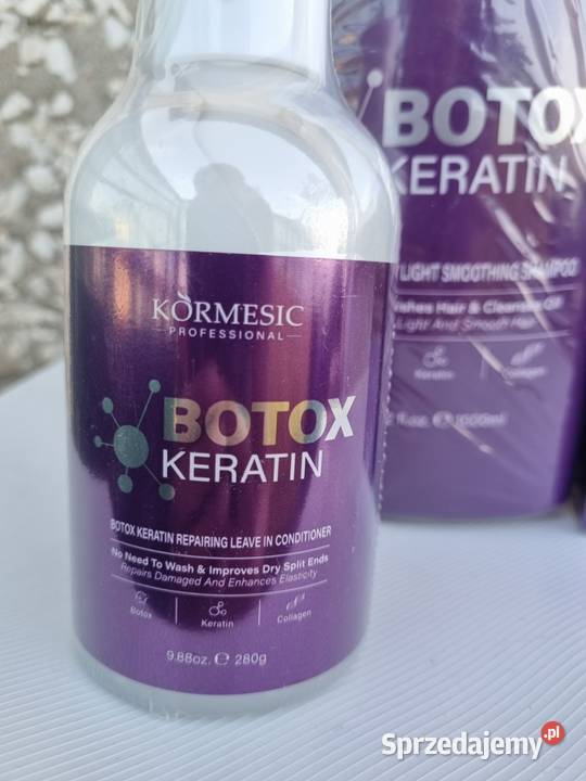 Zestaw do regeneracji włosów Kormesic BOTOX Gryfino sprzedam