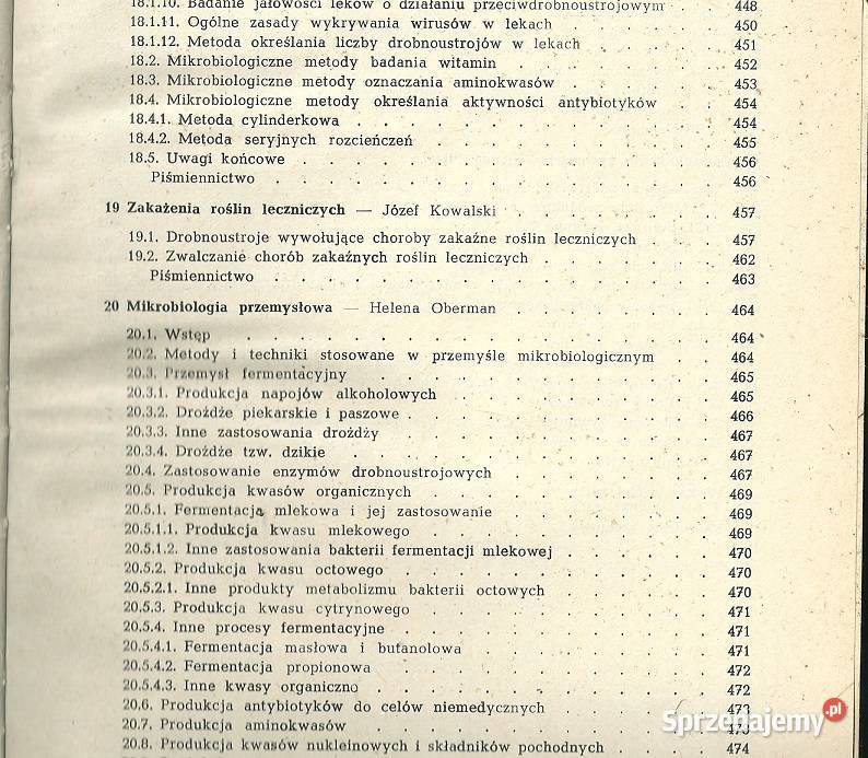 Zarys mikrobiologii farmaceutów Dobrzański łódzkie Łódź