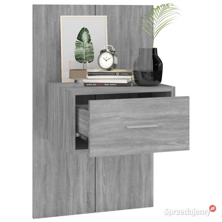 Wiszące szafki nocne 2 szary dąb sonoma WM816955 Nocne Warszawa