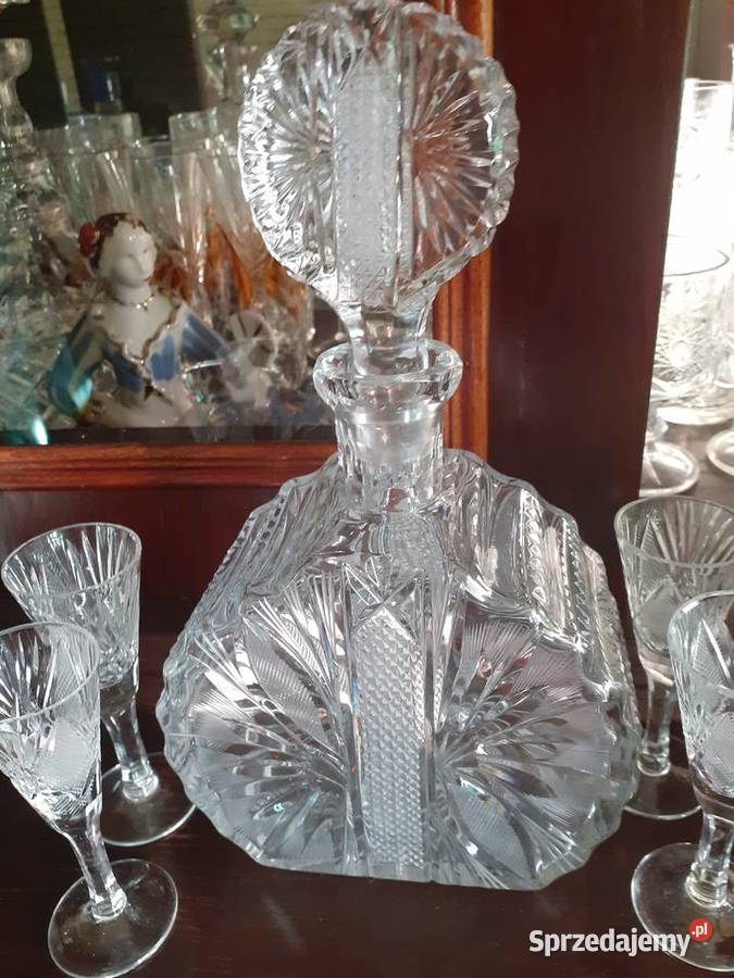 Krysztalowy Komplet do likieru mazowieckie