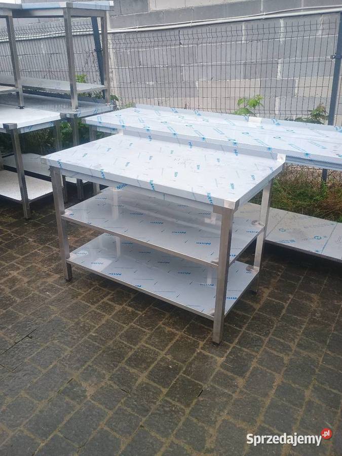Stół Gastronomiczny z 2 półkami 120x70 sprzedam