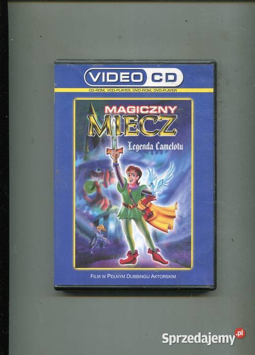 magiczny Miecz Legenda Camelotu Film DVD 1 płyta Filmy zachodniopomorskie