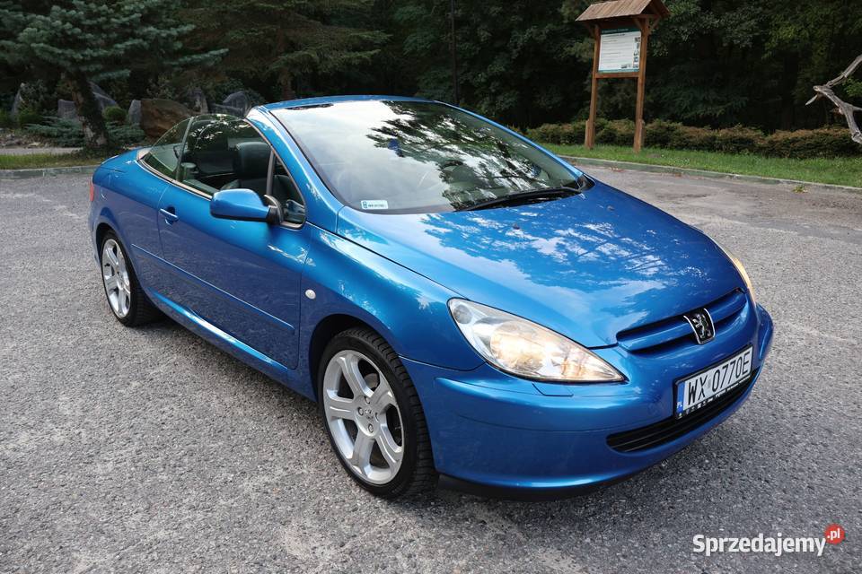 Peugeot 307CC 20 140 SalonDE Bogata Wersja Kabriolet Tomaszów Lubelski