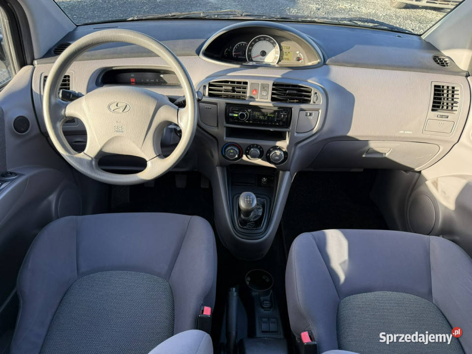 Hyundai Matrix 16 16V 103 2006r 82 Klimatyzacja czarny dolnośląskie Wojkowice sprzedam