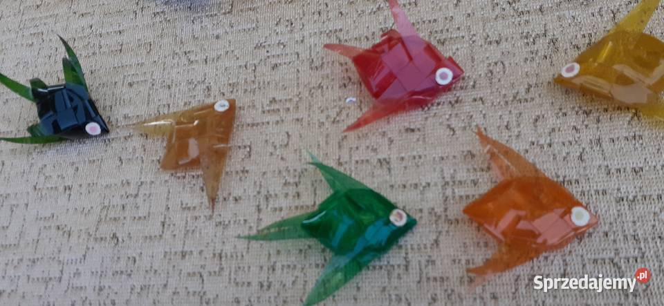 Rybki na nitkach termiczne vintage pamiątka Bydgoszcz